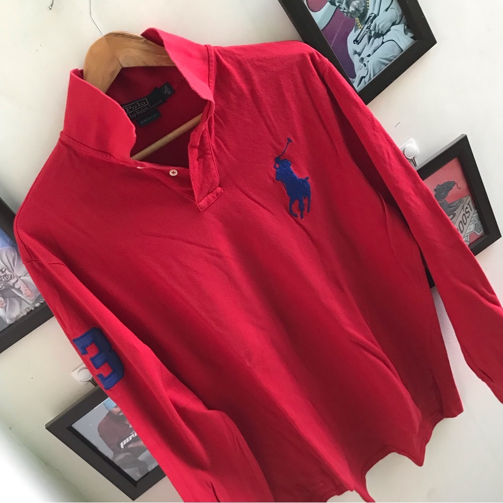 Polo by ralph lauren tshirt full sleeve (L-XL) - Picture 5 of 7